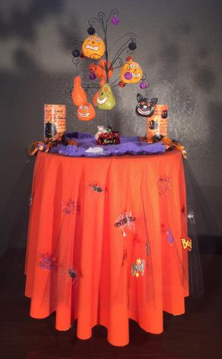 Halloween Tablecloth Overlay